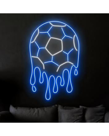 Soccer Shape Neon Sign