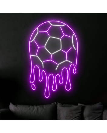 Soccer Shape Neon Sign