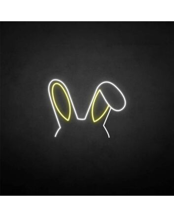 &#39;Rabbit ears 2&#39; neon sign