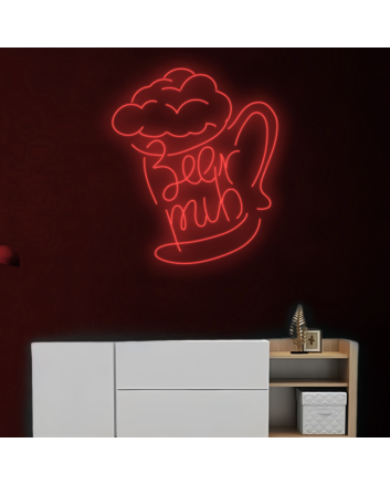 Classic Beer Mug Neon Light