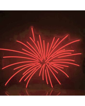 Wedding Fireworks Romantic Decor Neon Light