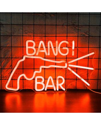 Customize GUN BANG! BAR Neon Light