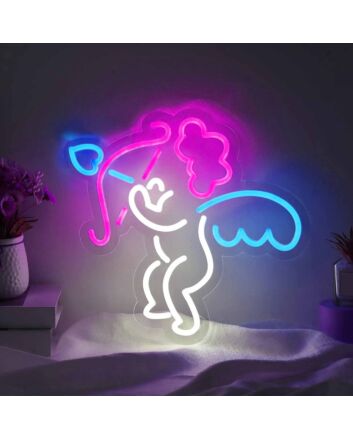 Cupid&#039;s Arrow of Love Neon Light