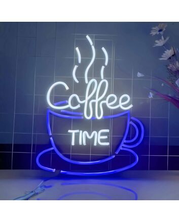 Customize Enjoy Coffee Time Neon Sign