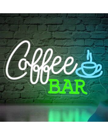 Customize Coffee Bar Moments Neon Sign