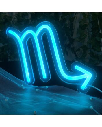 Scorpio Zodiac Sign Neon