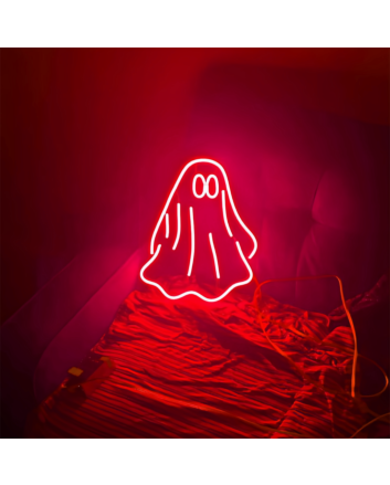 Halloween Little Ghost Neon Sign