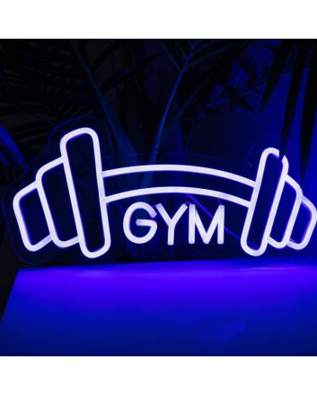 Customize Gym Barbell Neon Sign
