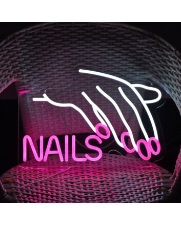 Customize Nail Salon Decor Neon Sign