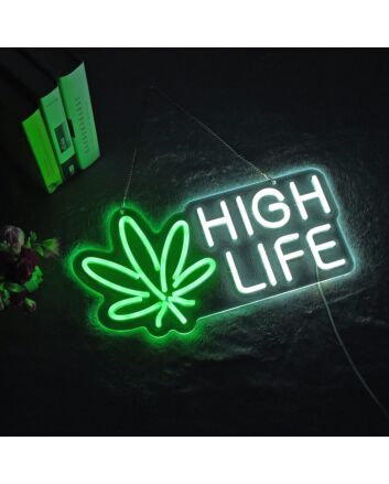 Customize HIGH LIFE Lifestyle Decor Neon Sign