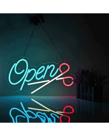Customize Barbershop Haircut Open Neon Sign
