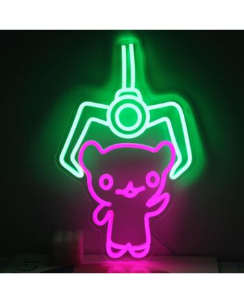 Claw Machine Game Neon Sign