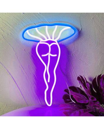 Ballet Skirt and Leg Lines Neon Sign