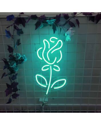 Blooming Rose Neon Sign