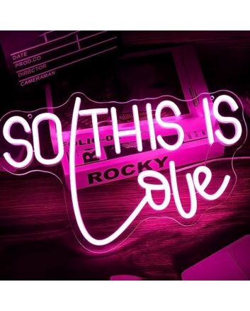So This is Love Wedding Neon Sign