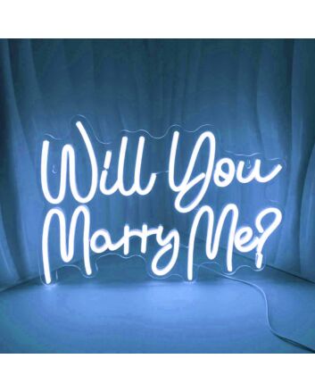 Will You Marry Me? Proposal Style 3 Neon Sign