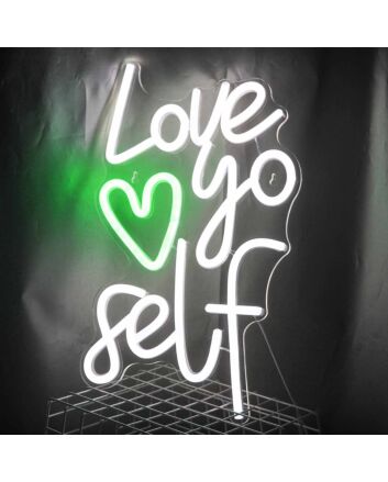 Love Yourself Neon Sign to Light Up Your Room