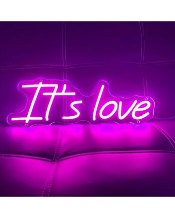 It's Love Wedding Neon Sign