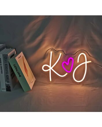 Customize He Loves Her Name Neon Sign