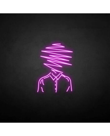 &#39;Line people&#39; neon sign