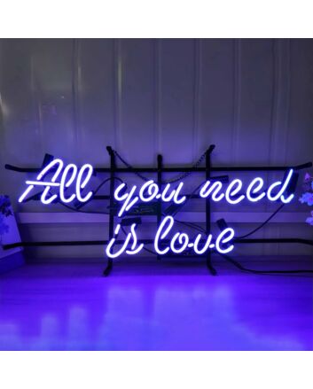 All You Need Is Love Elegant Iron Frame Neon Sign