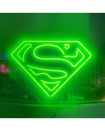 Superman Diamond Iconic Iron Frame Neon Sign
