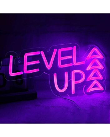 Level Up LED Night Light for Game Room