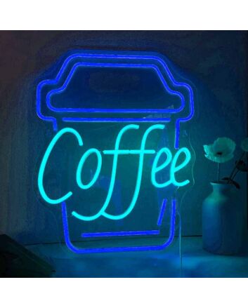 Customize Portable Coffee Cup Neon Sign