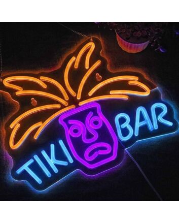 Tropical Tiki Bar Neon Sign