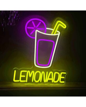 LEMONADE Juice Bar Neon Sign
