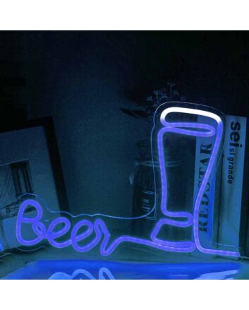 Customize Creative Beer Bottle Neon Sign