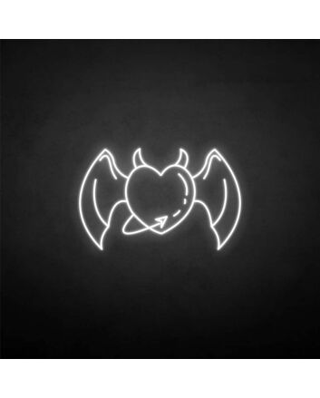 &#39;Heart Demon&#39; neon sign
