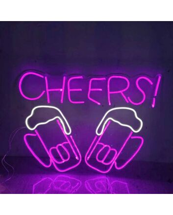 Customize Cheers Toasting style2 Neon Sign