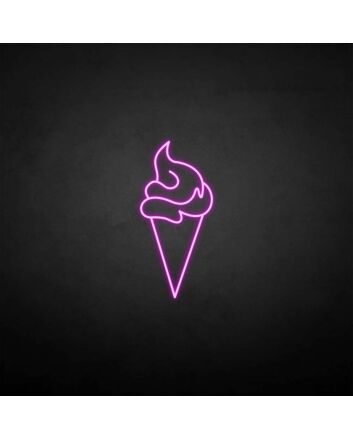 Ice Cream 4&#39; neon sign