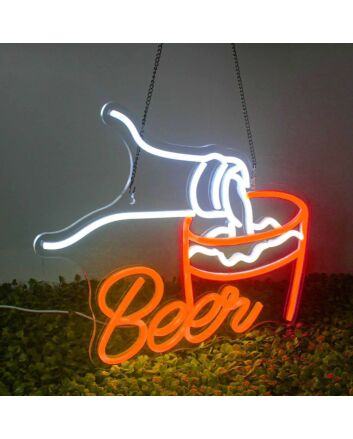 Customize Pouring Drink Neon Sign