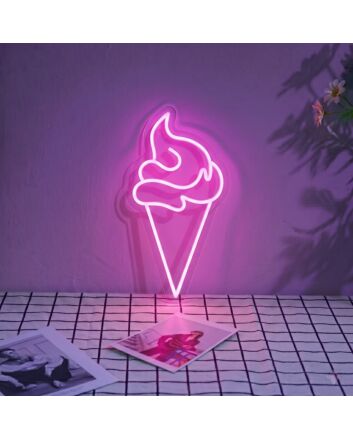 Ice Cream 4&#39; neon sign