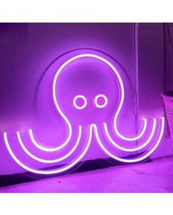 Cute Octopus Animal Neon Sign