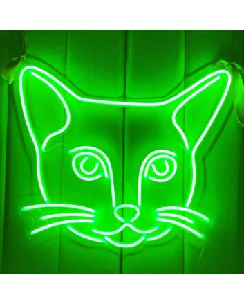 Dazed Cat Neon Sign