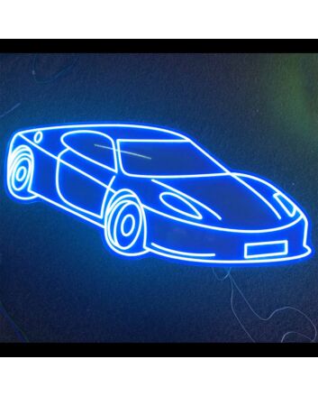 Race Car Neon Sign