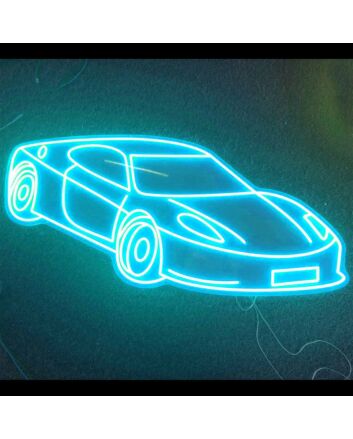 Race Car Neon Sign