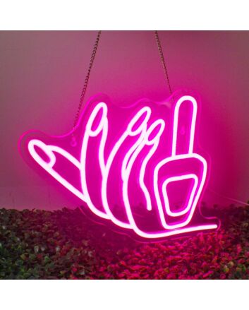Chic Nail Salon Manicure Neon Sign