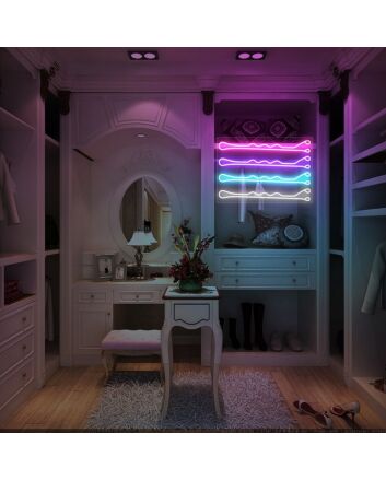 Bobby Pin Neon Sign for Beauty Salons and Personal Care Spaces