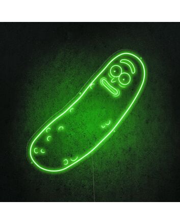 Rick And Morty Pickle Rick Neon Sign for Fans and Fun Spaces