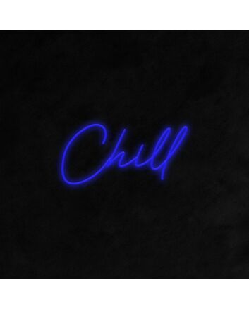 Chill Neon Sign for Relaxing and Cozy Spaces