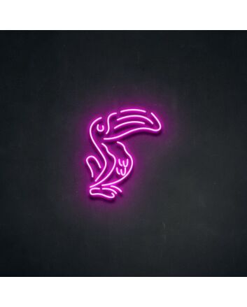 Tucan Neon Sign for Tropical and Fun Decor