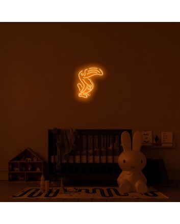 Tucan Neon Sign for Tropical and Fun Decor