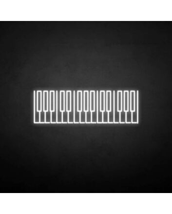 &#39;Piano Key&#39; neon sign