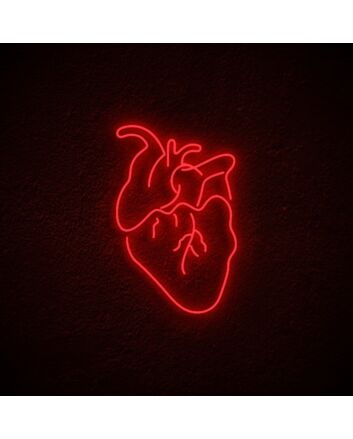 Actual Heart Neon Sign for Unique and Artistic Decor