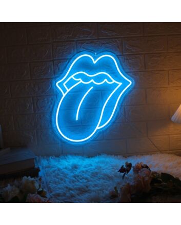 Rolling Stones Neon Sign for Music Lovers and Fans