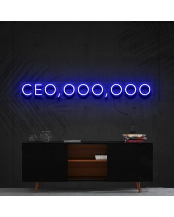 Ceo Ooo Ooo Neon Sign for Motivational and Inspirational Spaces